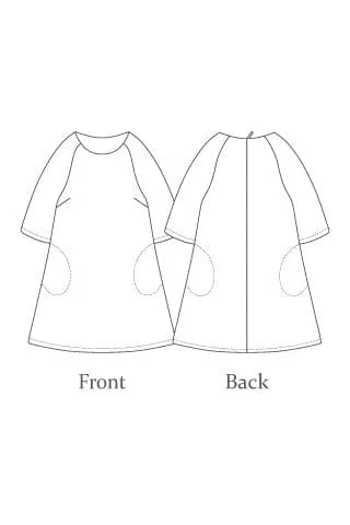 The Raglan Dress & Top, The Avid Seamstress Sewing Pattern