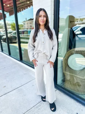 Waffle Knit Pants