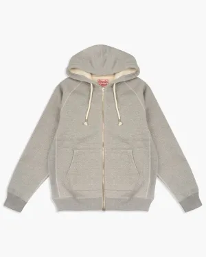 Wonder Looper 876gsm Double Heavyweight French Terry Zip Hoodie - Heather Grey
