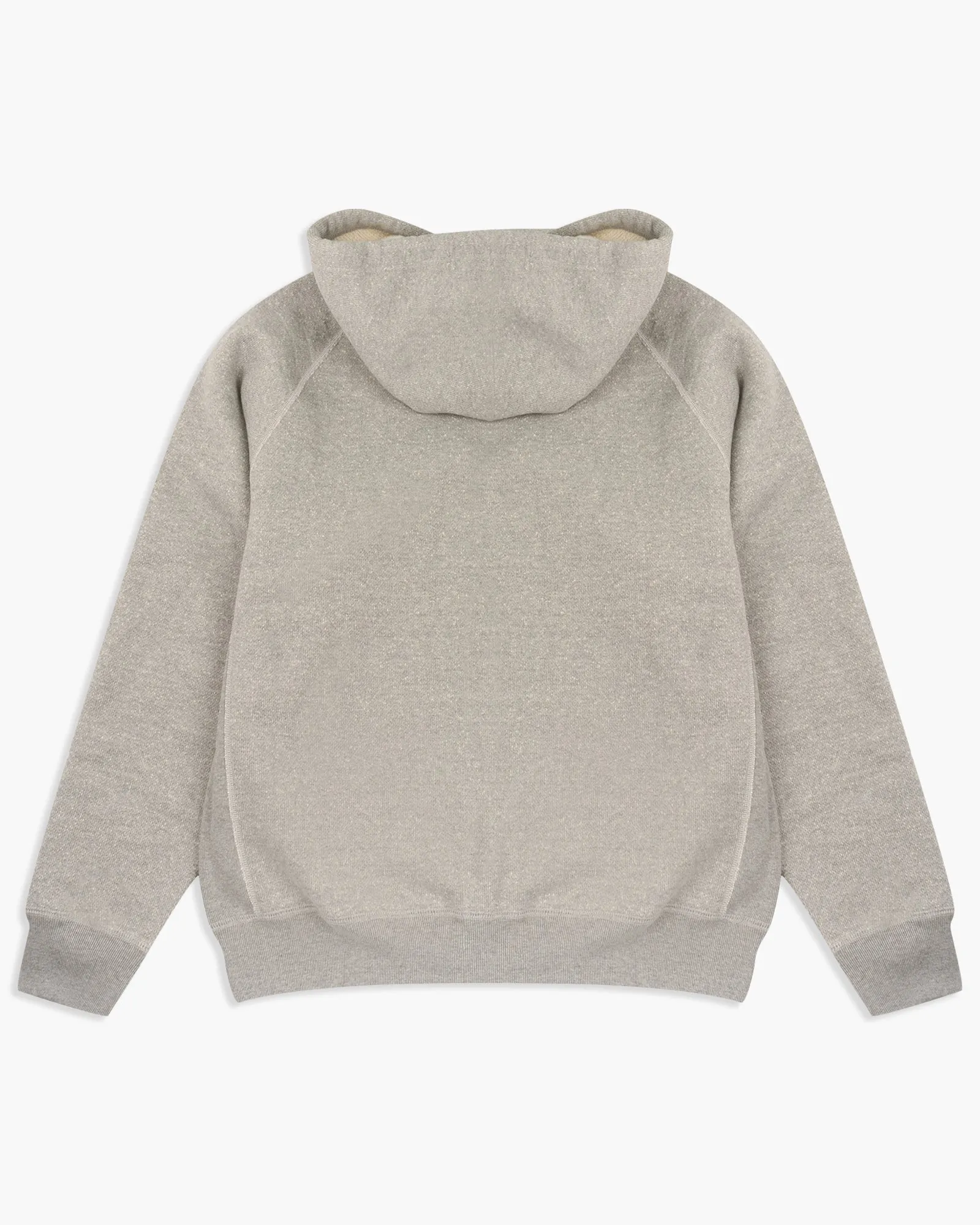 Wonder Looper 876gsm Double Heavyweight French Terry Zip Hoodie - Heather Grey