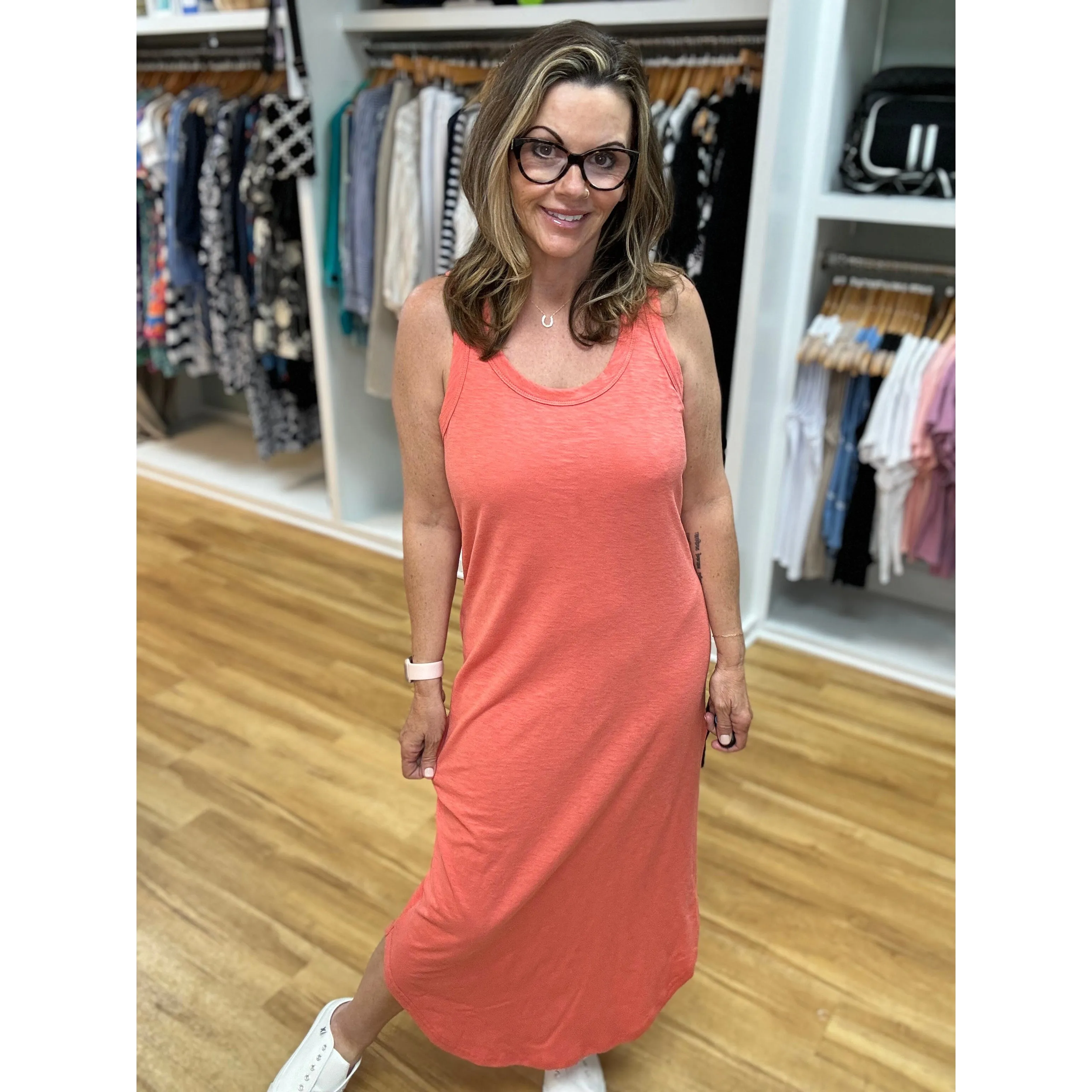 Z Supply Easy Going Dress - Tango